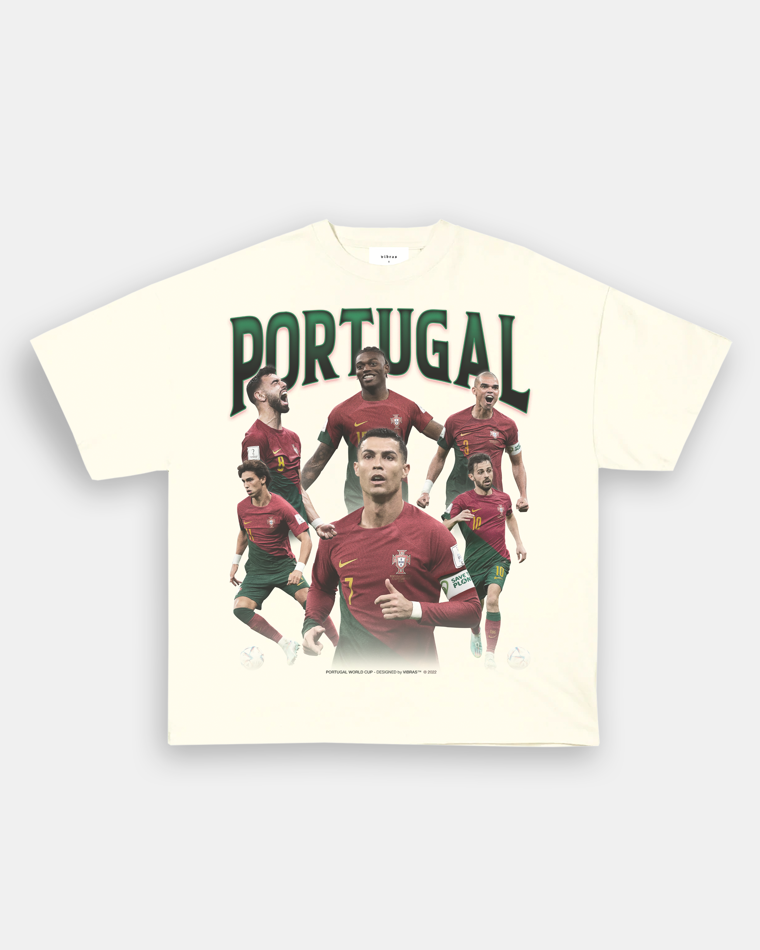 PORTUGAL WORLD CUP TEE - [FRONT PRINT ONLY]