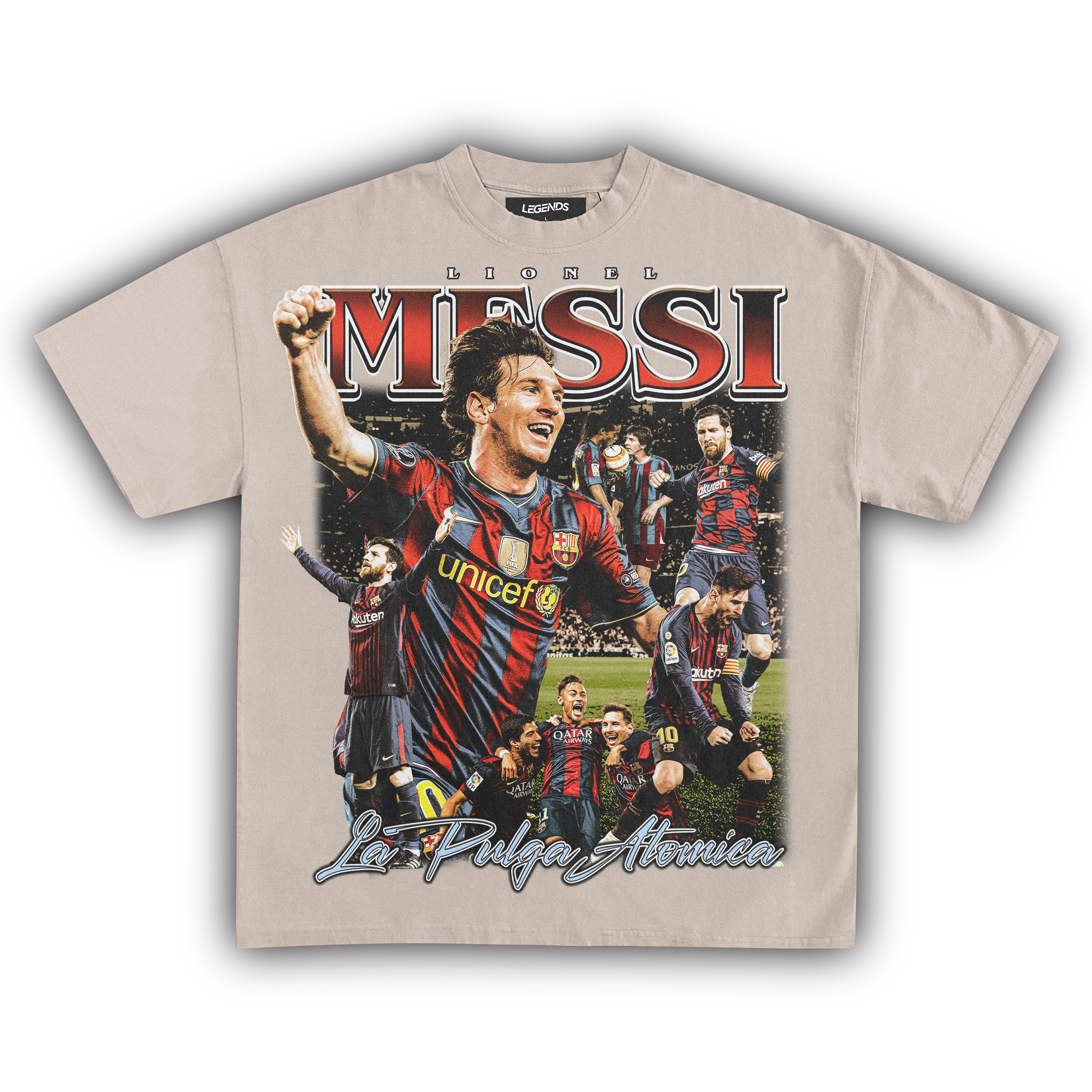 LIONEL MESSI "LA PULGA ATOMICA" TEE